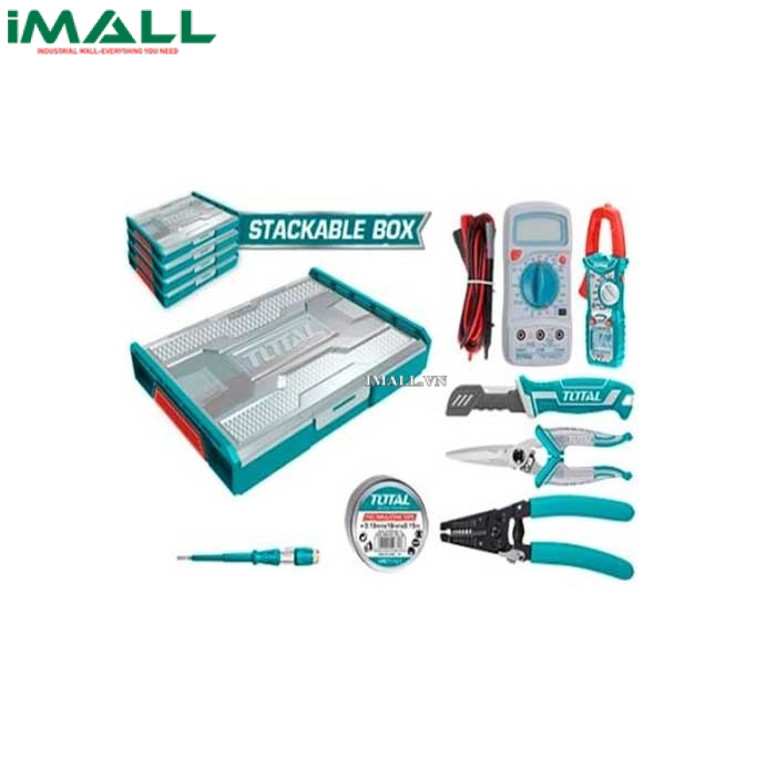 Bộ đồ nghề ngành viễn thông 7 chi tiết Total THKTV02T071