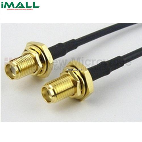 Cáp SMA Female Bulkhead - SMA Female Bulkhead Fairview FMC1212174 (RG174 Coax; 1 GHz )