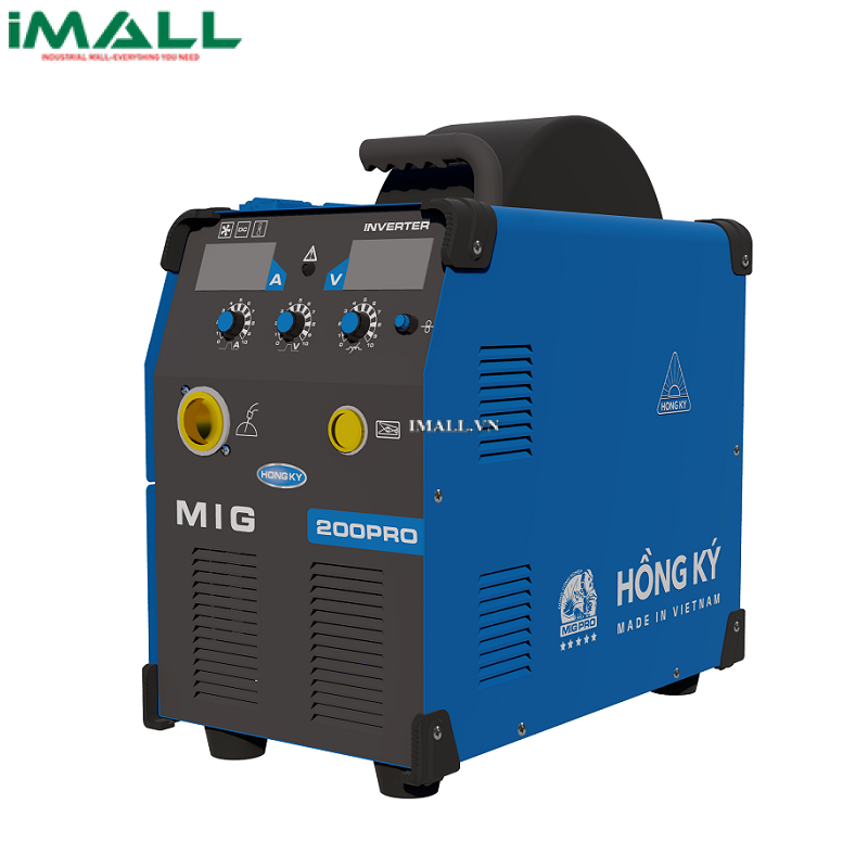 Máy hàn điện tử MIG Hồng Ký MIG 200 PRO (220V, 100-200A)