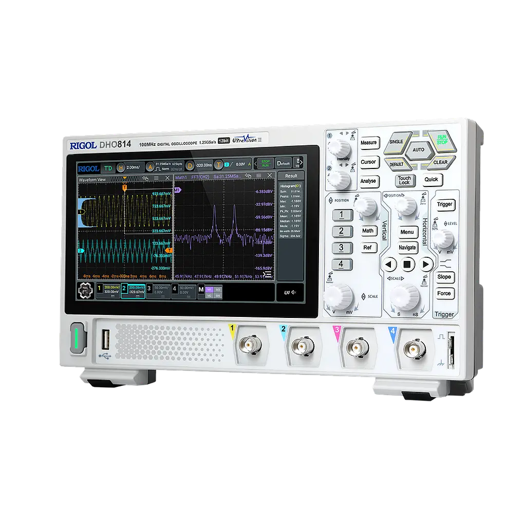 Máy hiện sóng số RIGOL DHO812 (100 MHz, 1.25 GSa/s, 25 Mpts, 2CH)