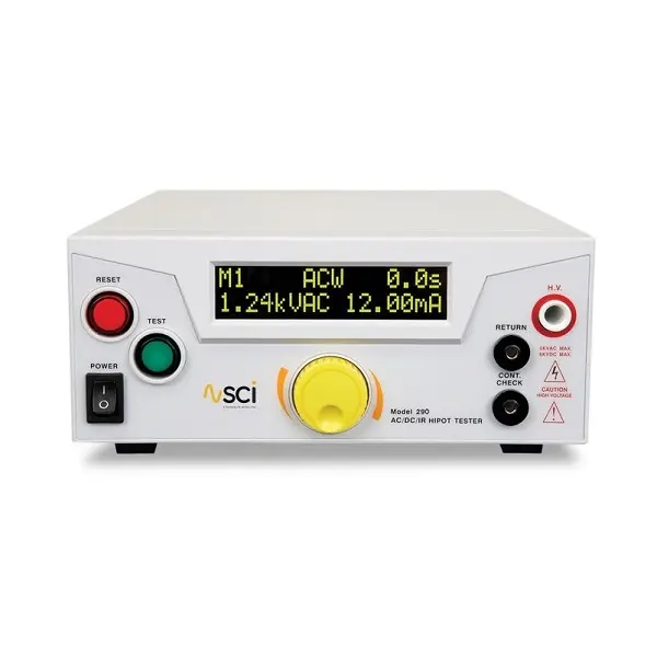 Thiết bị kiểm tra an toàn điện SCI 296 (5kV @ 12mA AC; 6kV @ 5 mA DC) 