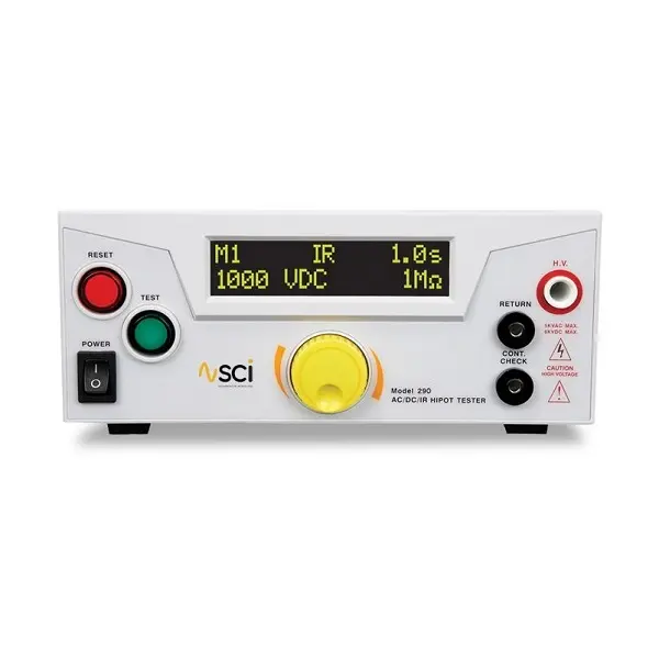 Thiết bị kiểm tra an toàn điện và điện trở cách điện SCI 297 (5kV @ 12mA AC; 6kV @ 5 mADC, IR)