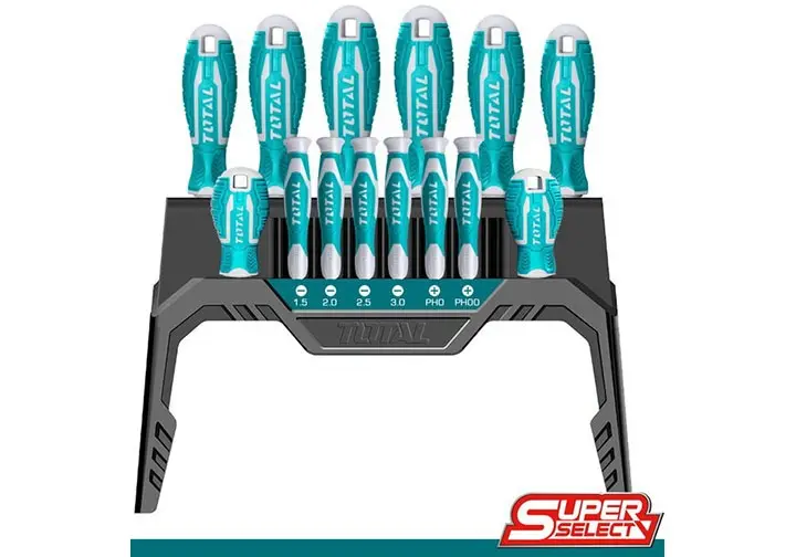 Bộ tuốc nơ vít đa năng 14 chi tiết Total THT250614 