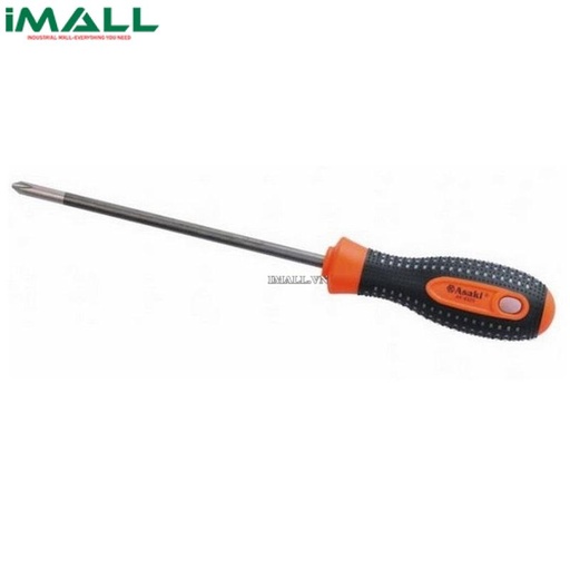 [178296] Tô vít bake cán cao su chấm bi (6x250mm) Asaki AK-6333