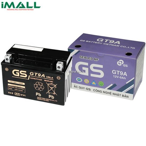 [891553303519] Bình ắc quy GS MF GT9A (12V-9AH)