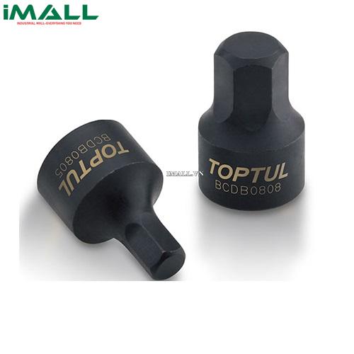 Tuýp lục giác đen 1/4" Dr. x 6mm Toptul BCDB0806