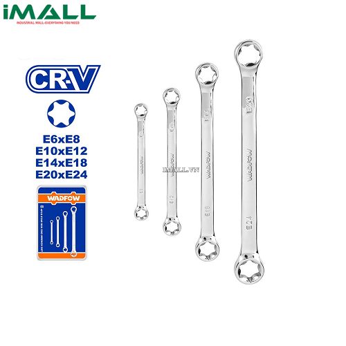 Bộ 4 cờ lê vòng miệng Wadfow WFR2404