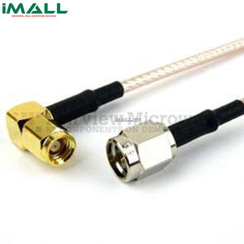 [399685376631] Cáp SMA Male - RA SMC Plug Fairview FMC0228315 ( RG-316 Coax; 3 GHz )