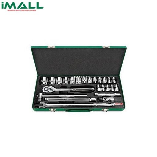 [735694186428] Bộ tuýp lục giác 24 chi tiết loại bóng TOPTUL GCAD2401 (1/2 inch)