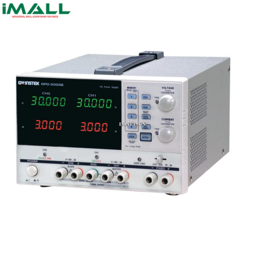 [586283188740] Nguồn DC lập trình tuyến tính 3 đầu ra GW INSTEK GPD-3303S (30V, 3A, 3CH)