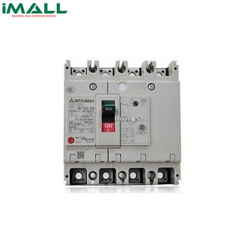 [153569468665] Cầu dao chống giật (ELCB) Mitsubishi NV125-HV 4P 60A (50kA 30mA)