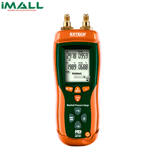 Đồng hồ đo áp suất/ Manifold kỹ thuật số Extech HD780