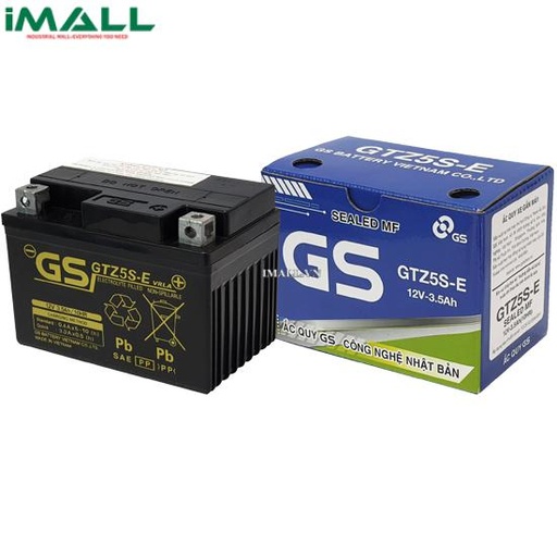 [518992303521] Bình ắc quy GS MF GTZ5S-E (12V-3.5AH)