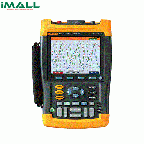 Máy hiện sóng cầm tay Fluke 124 (40Mhz, 2CH)