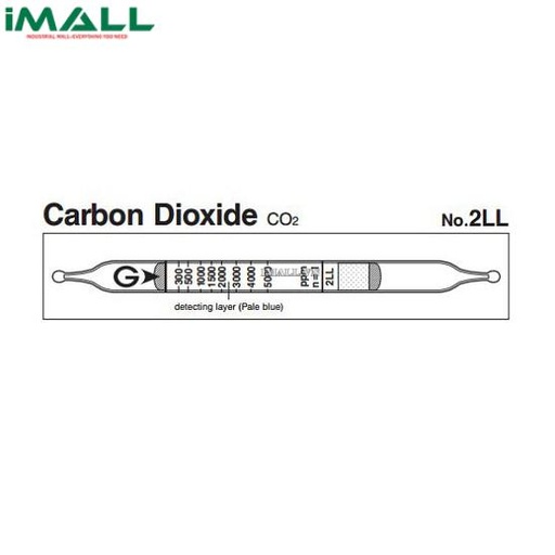 [26673] Ống dò đo nhanh Carbon dioxide CO2 Gastec 2LL (300-5000 ppm)