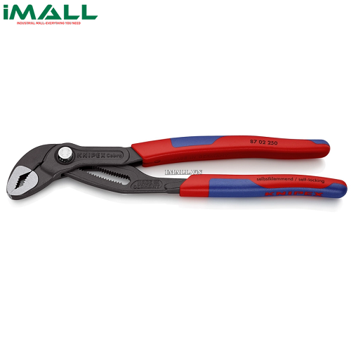 Kìm Nước Mỏ Quạ Cobra® Mở đến Ø50mm dài 250mm Tay êm Knipex 87 02 250