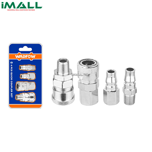 Bộ 4 đầu nối hơi 1/4" Wadfow WQP4673