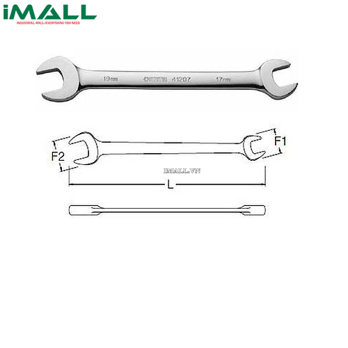 [266411369837] Cờ lê hai đầu miệng SATA 41213 (30*32mm)