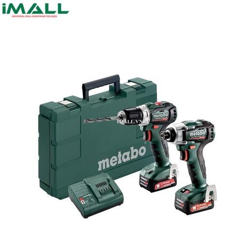 [488982166577] Bộ máy khoan + máy bắt vít không dây METABO COMBO SET 2.7.3 12 V BL (BS BL+SSD BL ) (685168000)