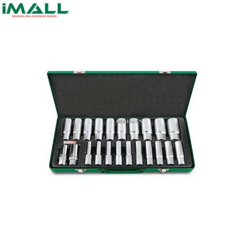 [426834186438] Bộ tuýp bông dài 22 chi tiết TOPTUL GAAD2202 (1/2 inch)