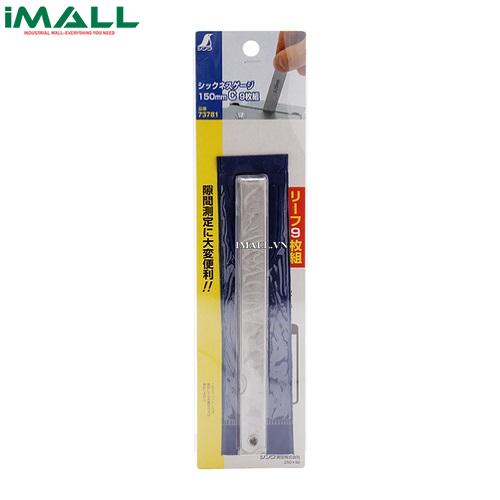 [389841206573] Dưỡng đo độ dày 9 lá Shinwa 73781 (0.04-0.30mm )