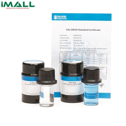 [2528448] Dung Dịch CAL Check™ Chuẩn Cyanide (Dùng Cho Máy HI97714) HANNA HI97714-11