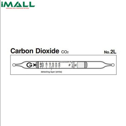 [85322] Ống dò đo nhanh Carbon dioxide CO2 Gastec 2L (0,13 ~ 6%)
