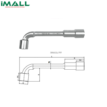 [474699327132] Cờ lê điếu chữ L 2 đầu lục giác Yato YT-1628 (8mm)