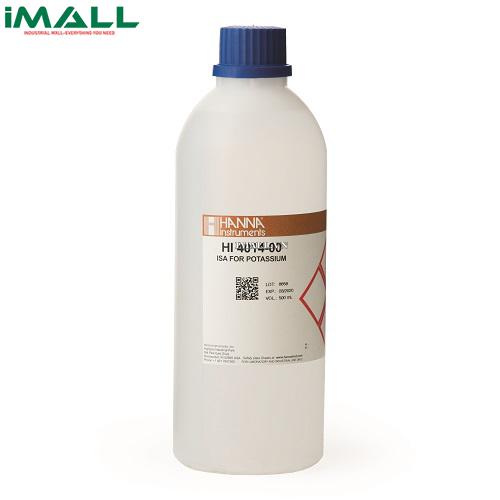 [866516539701] Dung Dịch ISA Cho Điện Cực Kali, 500mL HANNA HI4014-00