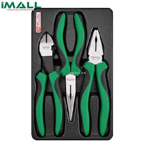 [9483] Bộ kìm 3 món (kìm bằng, kìm cắt, kìm nhọn) TOPTUL GZA-0305 (8")