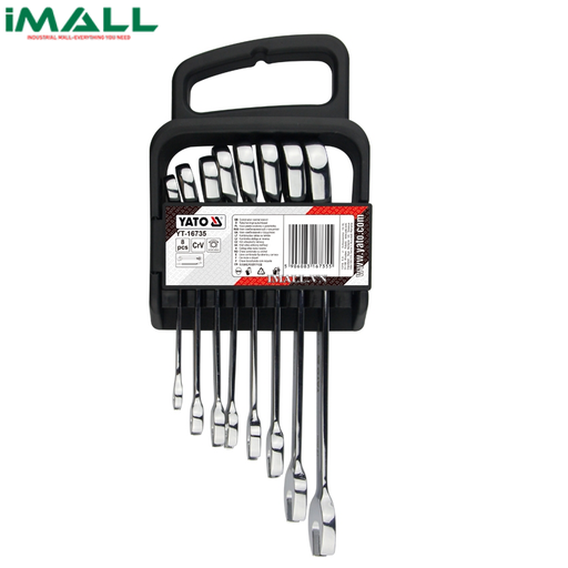 [482476368085] Bộ cờ lê đảo chiều 8 chi tiết Yato YT-16735 (8-19mm)