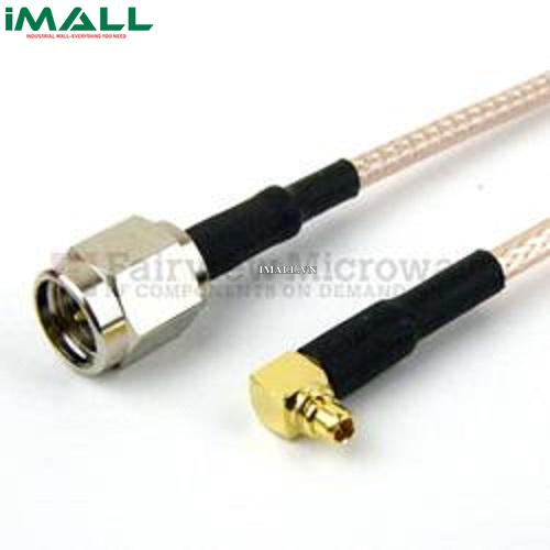 [872884376644] Cáp SMA Male - RA MMCX Plug Fairview FMC0219315LF (RG-316 Coax; 3 GHz )