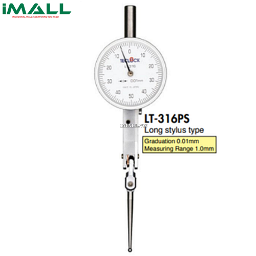 Đồng hồ so chân gập TECLOCK LT-316PS (1.0mm/0.01mm)