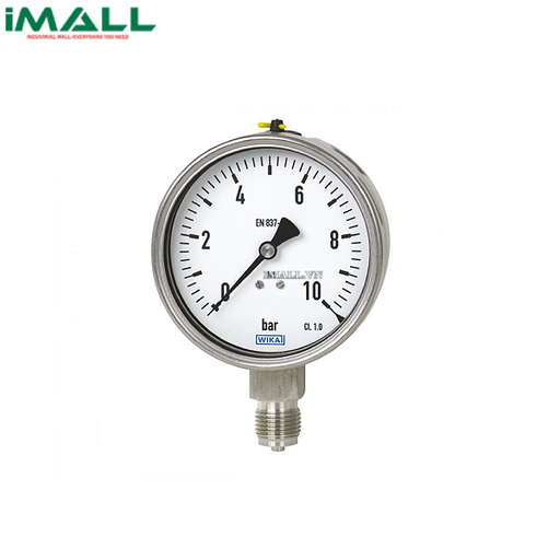 [496295177561] Đồng hồ đo áp suất Wika 232.50 (60 Bar (Psi), 63mm, 1/4" Nptm, CBM)