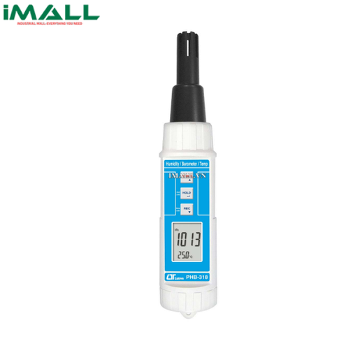 [264162182793] Máy đo áp suất, nhiệt độ, độ ẩm, điểm sương Lutron PHB-318 (50°C, 1100 hPa, 95%)