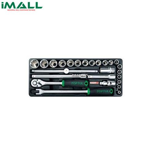 [227413186448] Bộ tuýp lục giác 25 món TOPTUL GCAT2505 (1/2 inch)