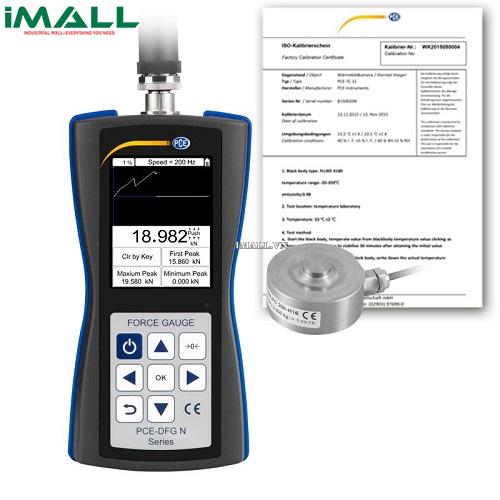 Máy đo lực (0~20 kN; 2 N, kèm Certificate ISO) PCE DFG NF 20K-ICA