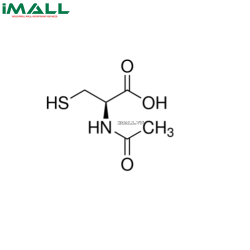 Hóa chất N-Acetyl-L-cysteine cho hóa sinh (C₅H₉NO₃S, Chai nhựa 100 g) Merck 1124220100