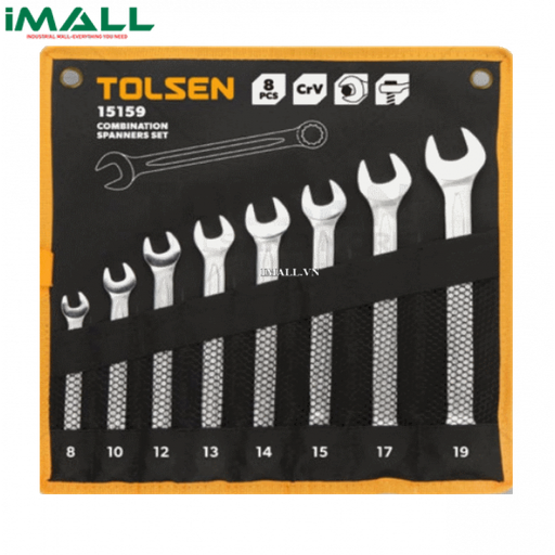 [973545384803] Bộ chìa khóa vòng - miệng Tolsen 15159 (8~19mm)