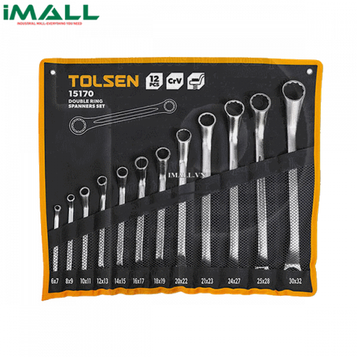 [269192386476] Bộ chìa khóa vòng - vòng 12 chi tiết Tolsen 15170 (6~32mm)