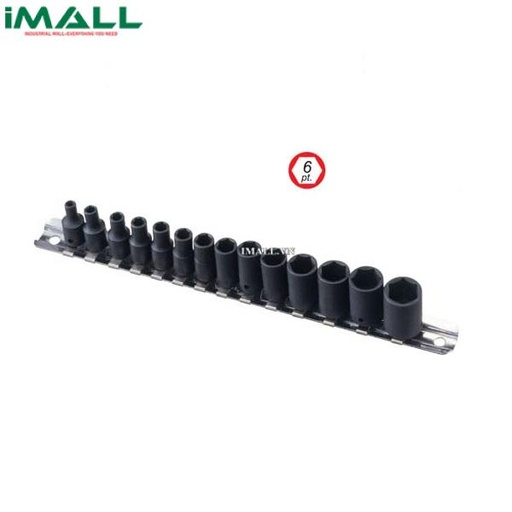 [832485432751] Bộ Khẩu Dùng Cho Súng 1/4" GENIUS TF-214M (14 Chiếc 3mm~14mm)
