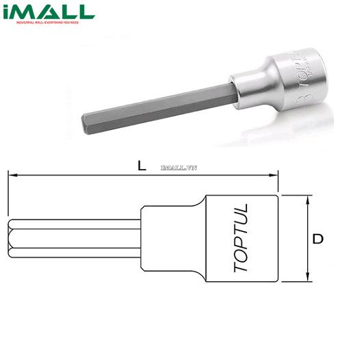 Tuýp lục giác 1/2" Dr. x 6mm Toptul BCEA160652