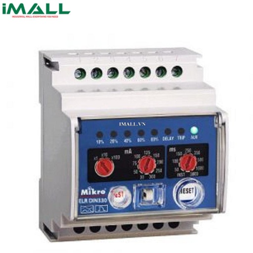 [516255479881] Rơ le bảo vệ dòng rò MIKRO DIN330-230A (0.03-10A)