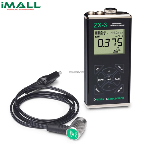 [63831] Máy đo độ dày bằng siêu âm Dakota ZX-3 (0.63 - 914.4 mm)