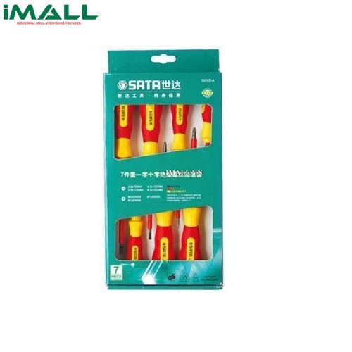 Bộ tuốc nơ vít cách điện 7 chi tiết SATA 09301A